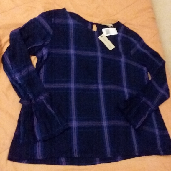 Philosophy blue/purple top NWT size Large - Picture 4 of 5